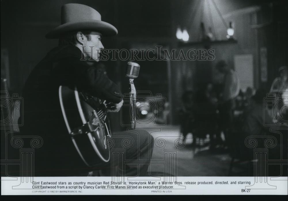 1982 Press Photo Clint Eastwood in "Honkytonk Man" - Historic Images