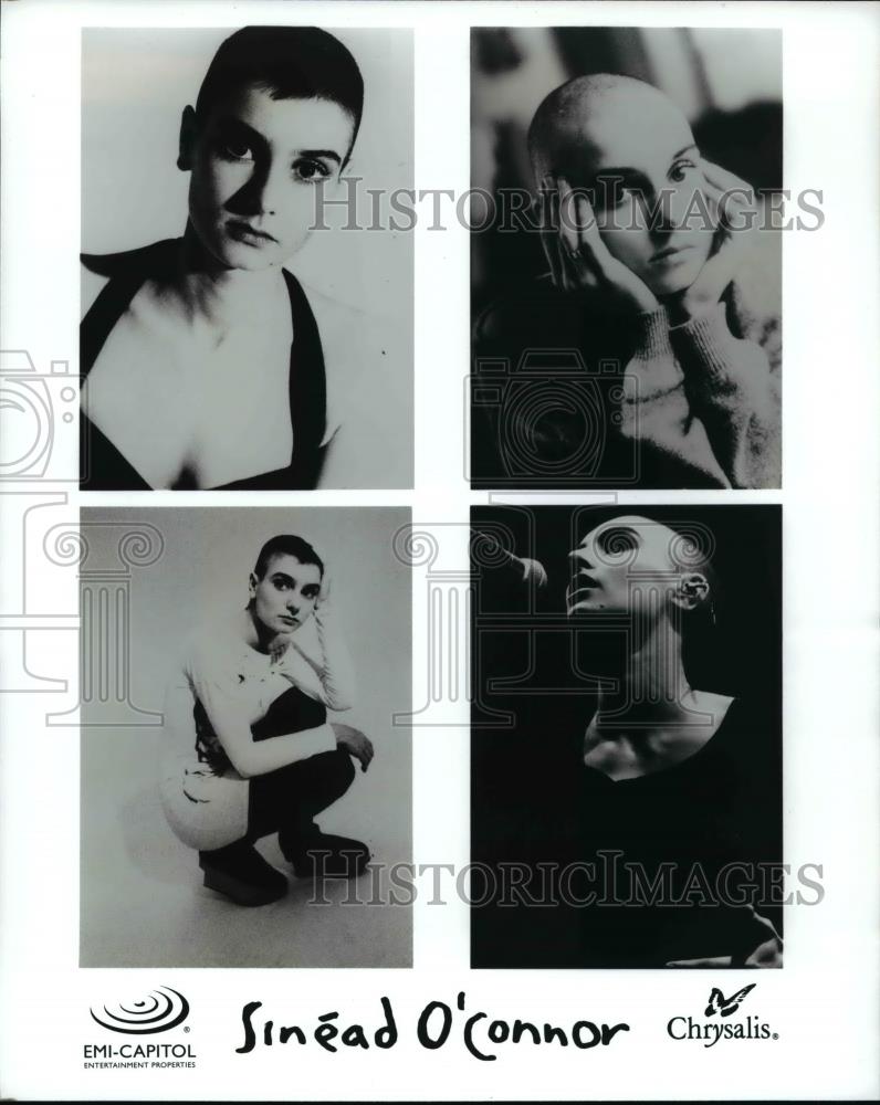 Press Photo Sinead O&#39;Connor Irish Alternative Rock Singer Songwriter Musician - Historic Images