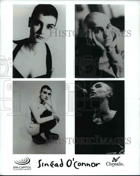 Press Photo Sinead O'Connor Irish Alternative Rock Singer Songwriter Musician - Historic Images