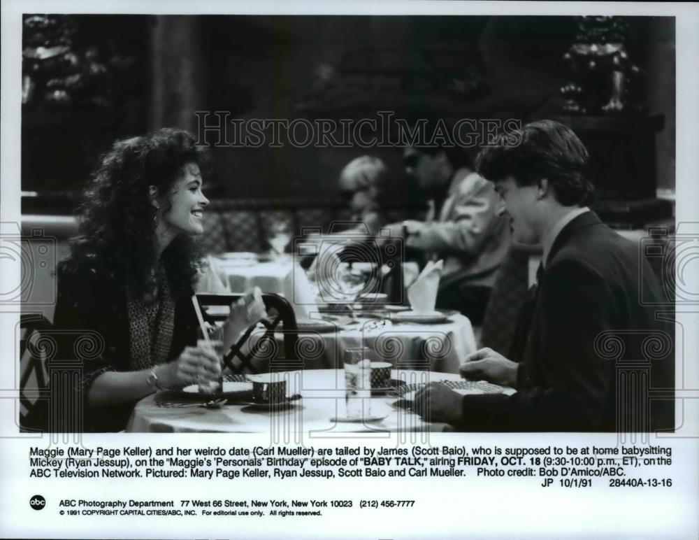 1991 Press Photo Episode of Baby Talk - cvp55859 - Historic Images