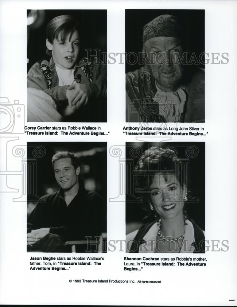 1996 Press Photo Corey Carrier Anthony Zerbe Jason Beghe and Shannon Cochran - Historic Images