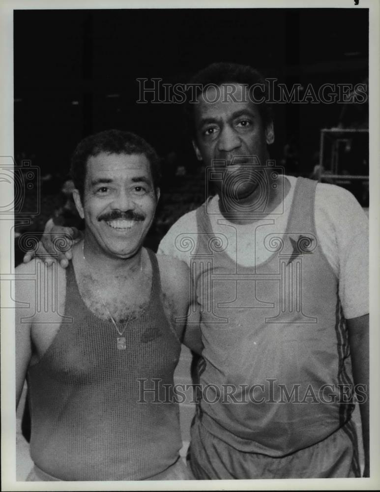 1985 Press Photo Bill Cosby, Josh Culbreath in The Cosby Show - Historic Images