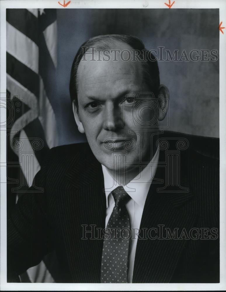 1981 Press Photo Richard Richards Politician GOP Chairman - Historic Images