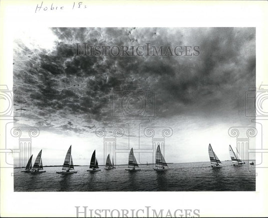 1986 Press Photo The North American Championship Series at Cedar Point - Historic Images
