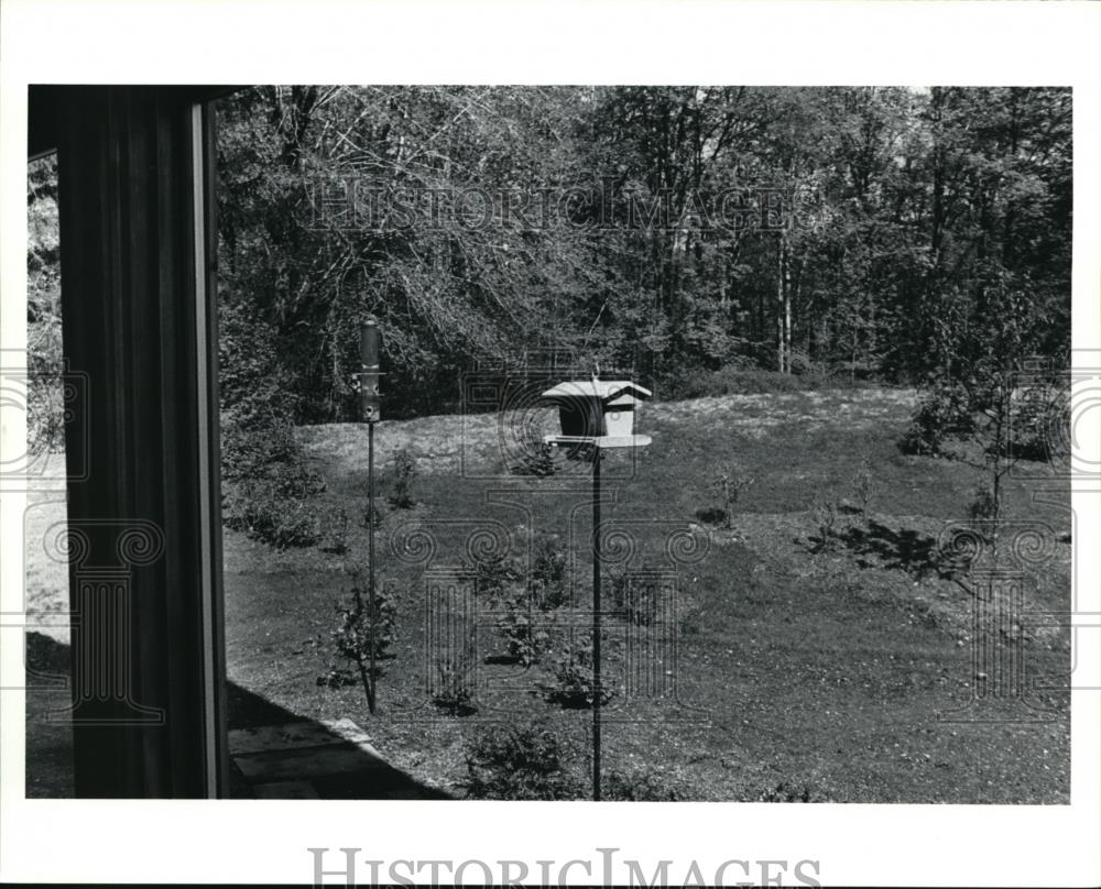 1991 Press Photo The North Chagrin Reservation for bird watching - Historic Images