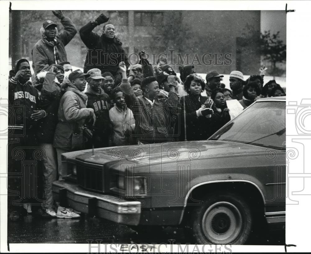 1989 Press Photo East High School students - Historic Images