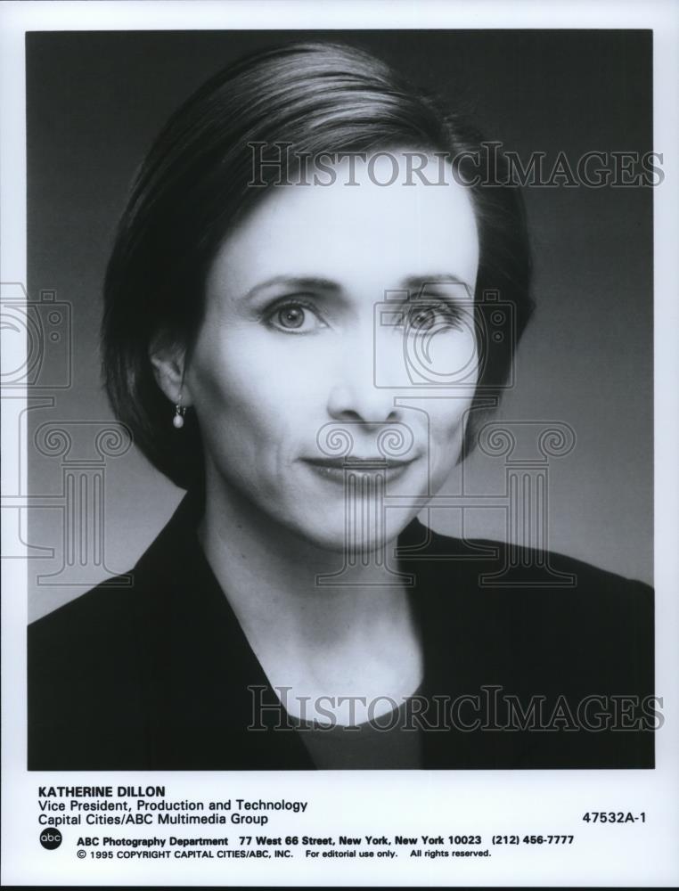1995 Press Photo Katherine Dillon Vice President Production And technology ABC - Historic Images