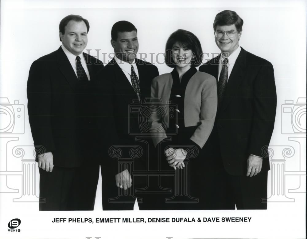 Press Photo Jeff Phelps Emmett Miller Dense Dufala &amp; Dave Sweeney News Team - Historic Images