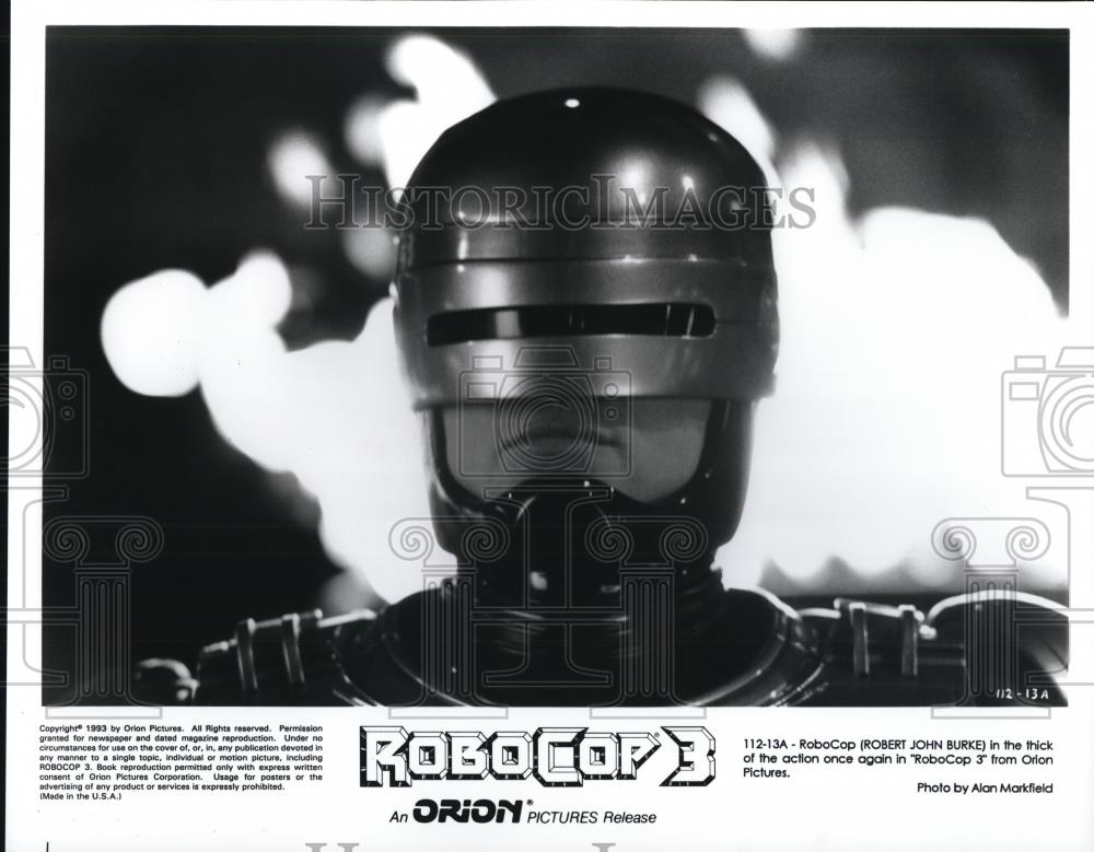 1994 Press Photo Robert John Burke Robo Cop 3 - cvp43885 - Historic Images