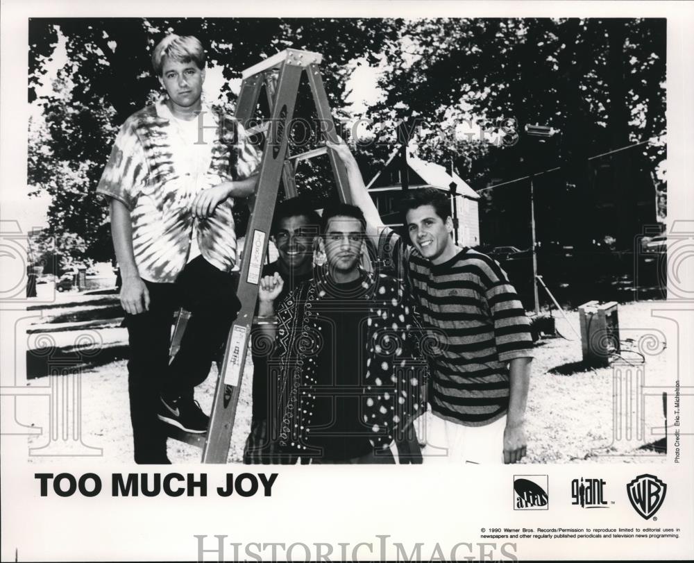 1990 Press Photo Too Much Joy Music Group - cvp56958 - Historic Images