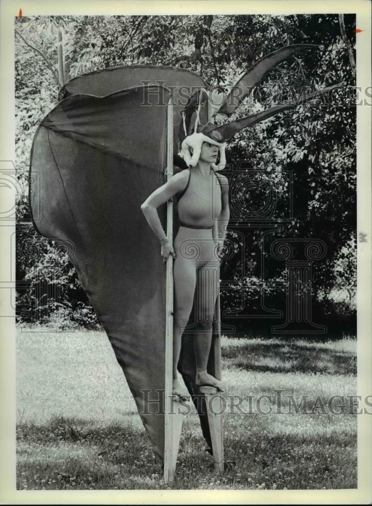 1979 Press Photo Charlotte Barker in a hundred costumes - cva67052 - Historic Images