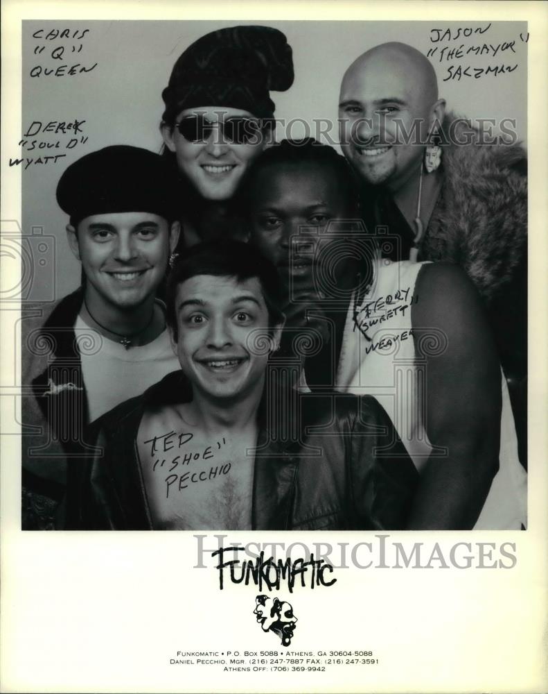 Press Photo Chris Queen Derek Wyatt Ted Pecchio Terry Weaver Jason Salzman - Historic Images