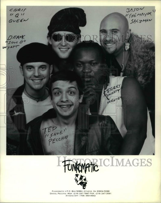 Press Photo Chris Queen Derek Wyatt Ted Pecchio Terry Weaver Jason Salzman - Historic Images