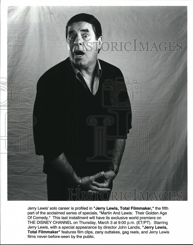 Press Photo The Disney Channel presents Jerry Lewis, Total Filmmaker with - Historic Images