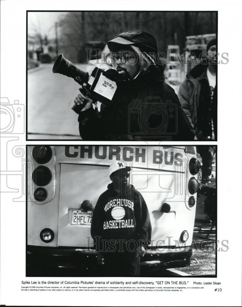 1996 Press Photo Spike Lee director of Get on the Bus movie film - cvp42338 - Historic Images