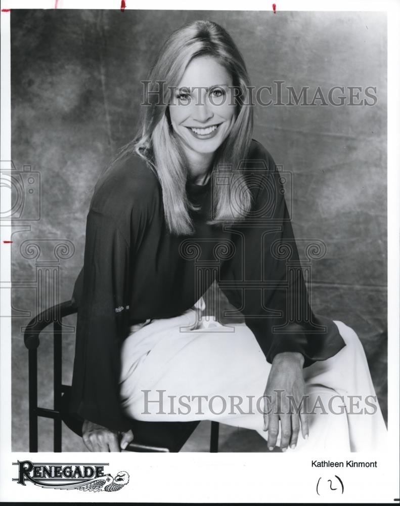 Press Photo Kathleen Kinmont,actress - cvp73368 - Historic Images