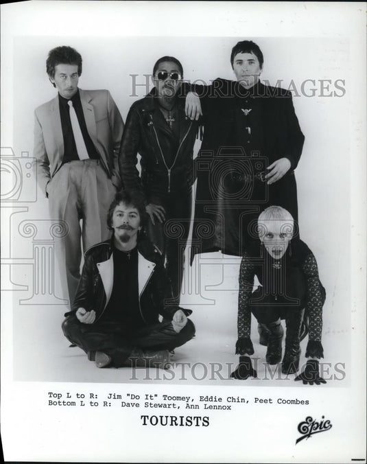 1980 Press Photo Jim "Do It" Toomey, Peet Coombes and Eddie Chin in Tourists - Historic Images