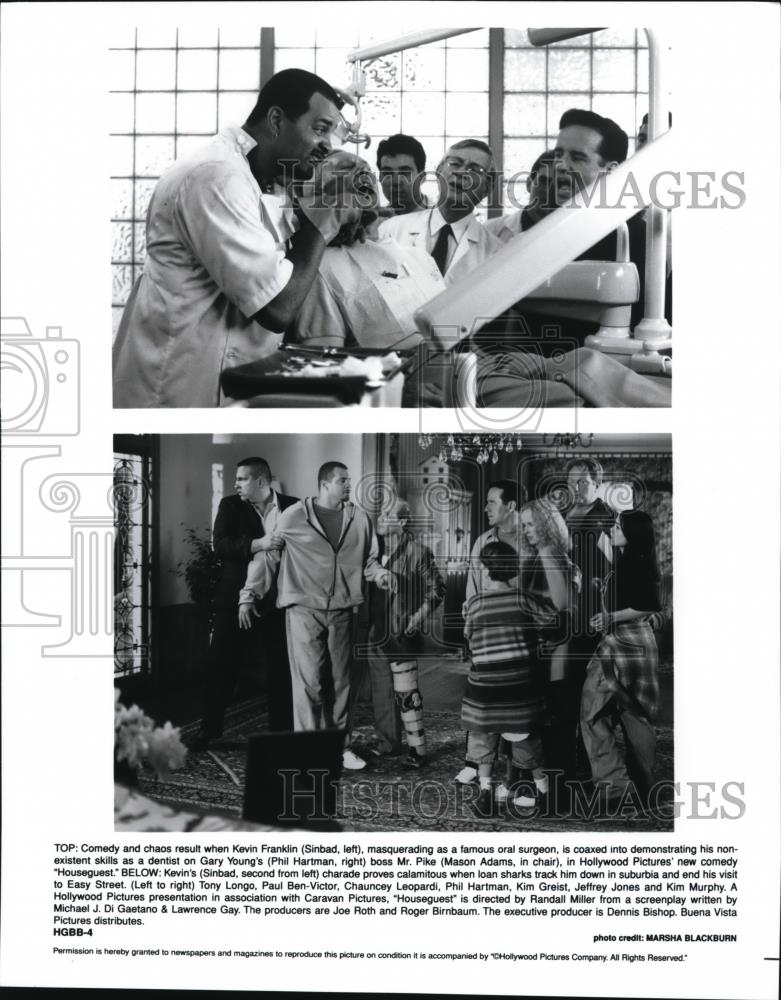 Undated Press Photo Sinbad Phil Hartman Mason Adams Tony Longo Paul Ben-Victor - Historic Images