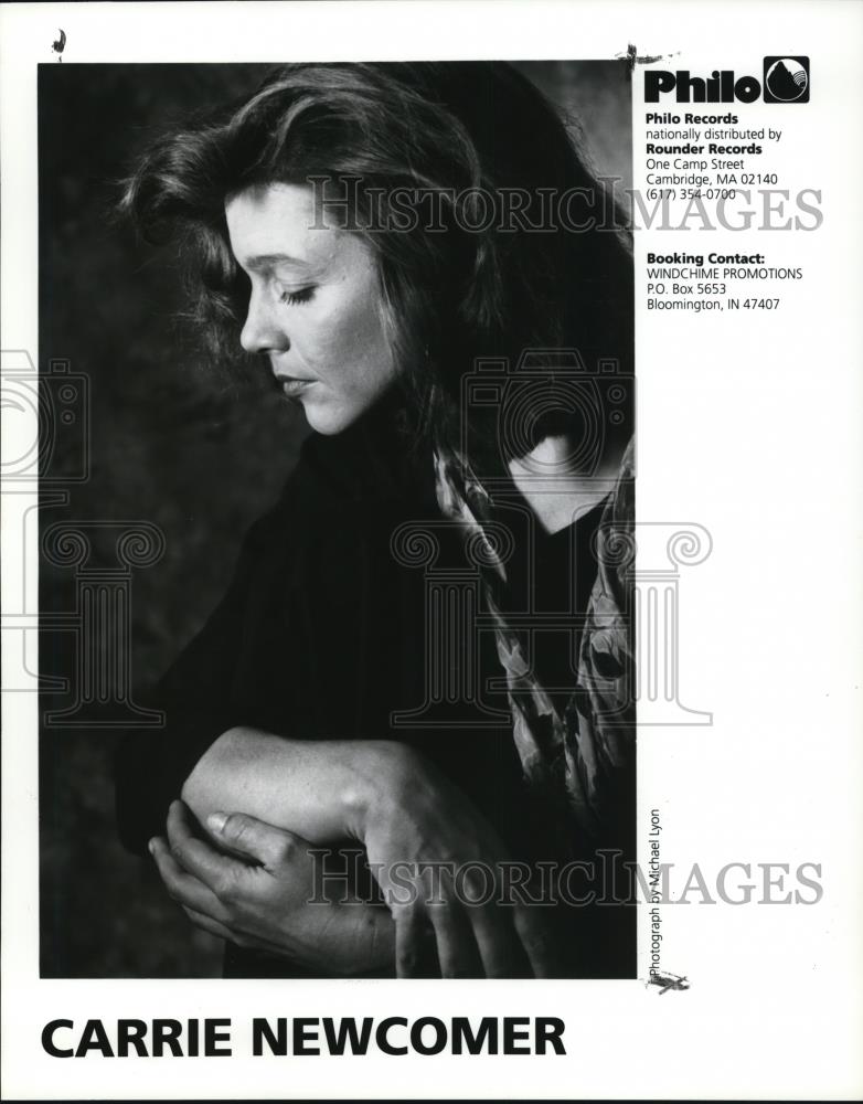 1996 Press Photo Carrie Newcomer Folk Americana Singer Songwriter Musician - Historic Images