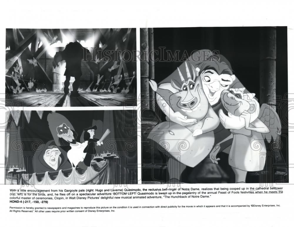 1996 Press Photo Movie Hunchback of Notre Dame - cvp57229 - Historic Images