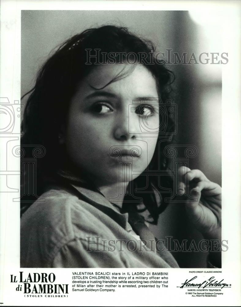 1993 Press Photo Valentina Scalici stars in Stolen Children - cvp69611 - Historic Images