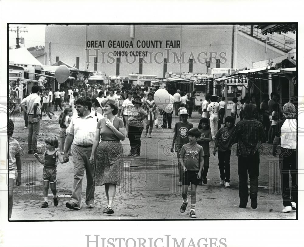 1985 Press Photo Great Geauga County Fair - Historic Images