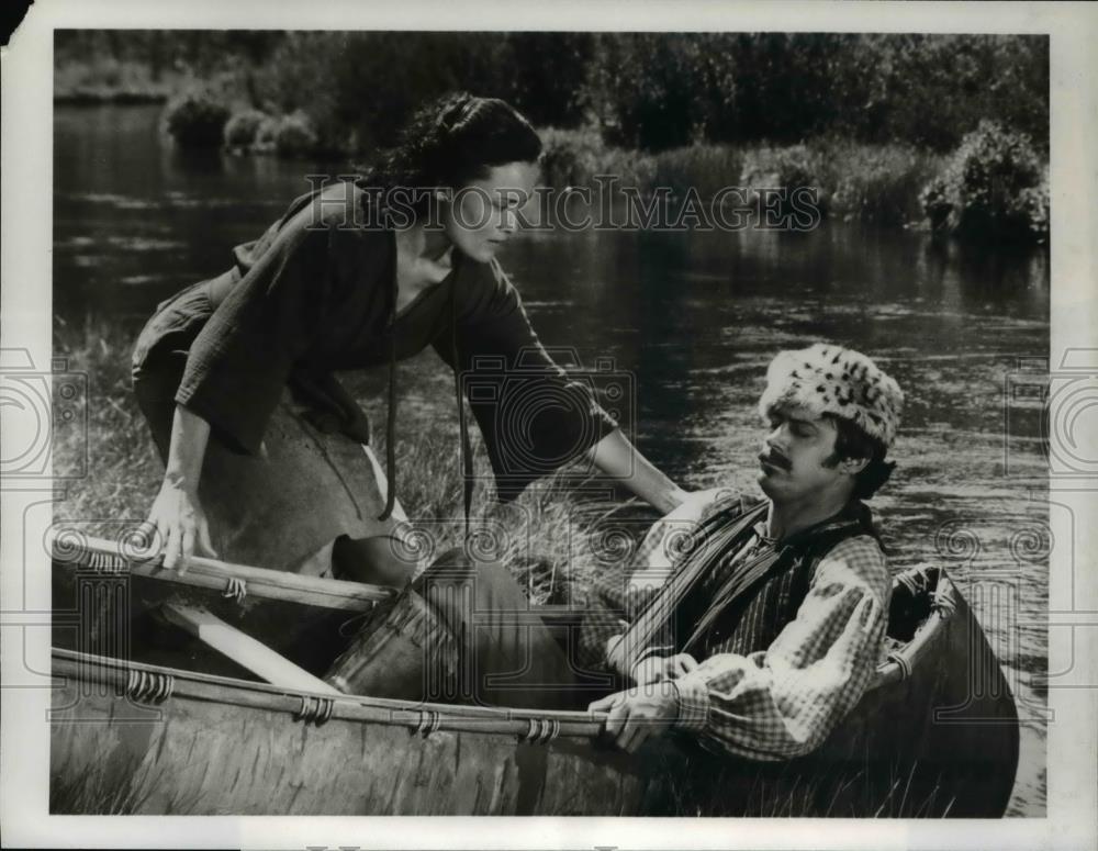 1979 Press Photo David Dukes Laura Campbell How The West Was Won - cvp56006 - Historic Images