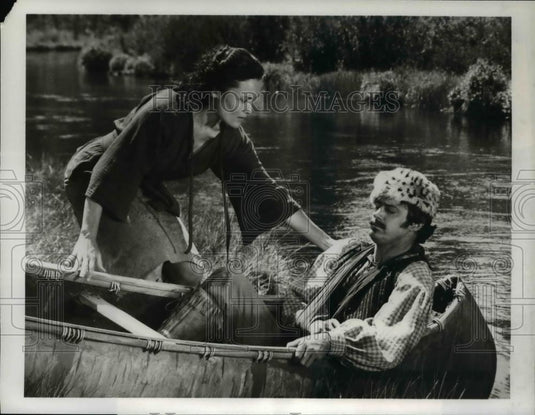 1979 Press Photo David Dukes Laura Campbell How The West Was Won - cvp56006 - Historic Images