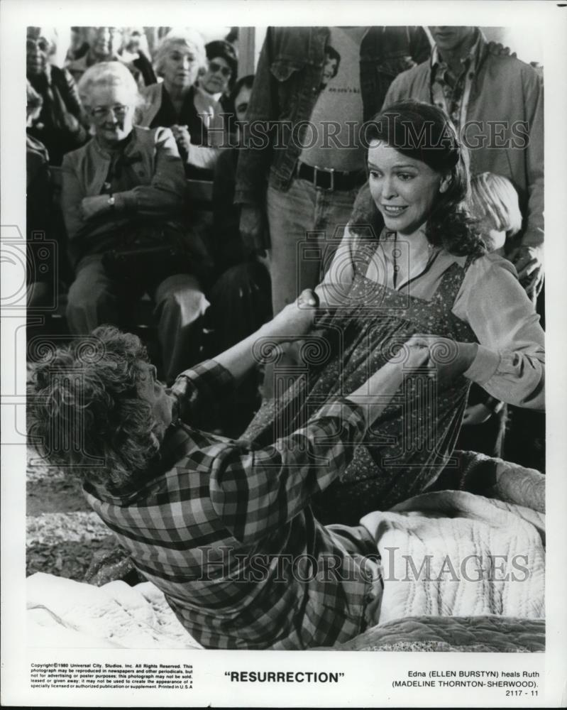 1984 Press Photo Ellen Burstyn Madeline Thorton-Sherwood "Resurrection" - Historic Images