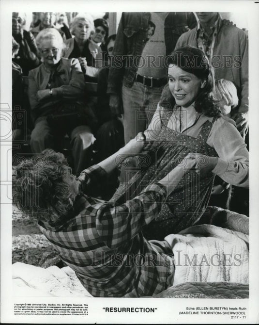 1984 Press Photo Ellen Burstyn Madeline Thorton-Sherwood "Resurrection" - Historic Images