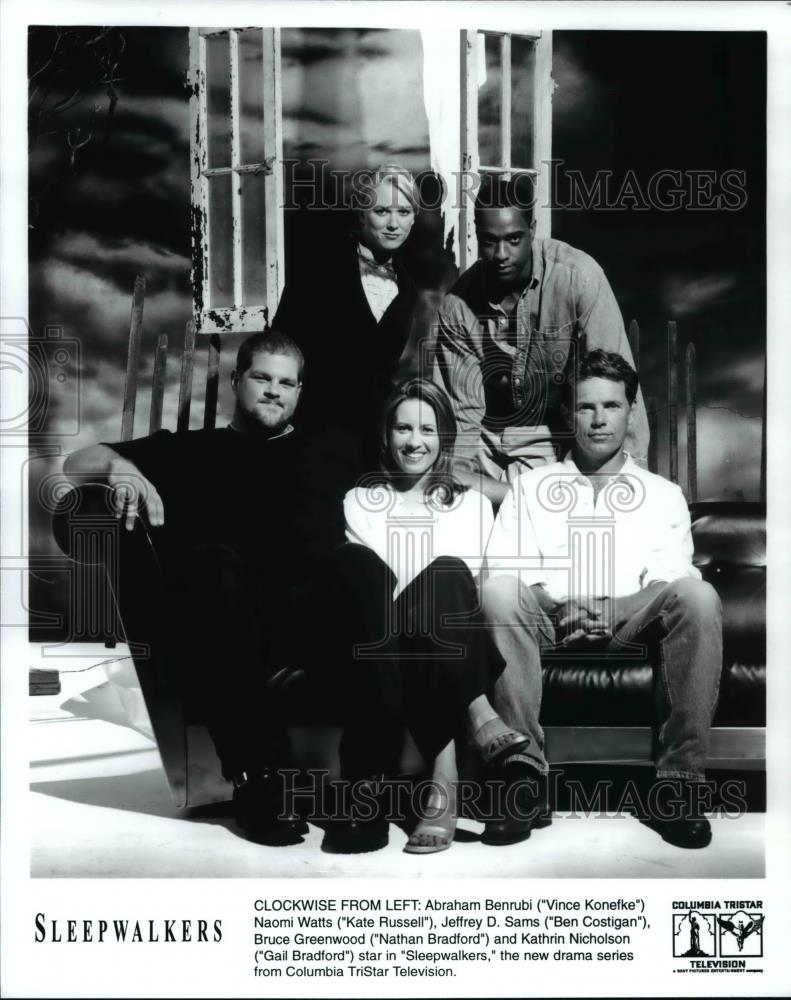 1990 Press Photo Abraham Benrubi, Naomi Watts &amp; Cast of Sleepwalkers - cvp69510 - Historic Images