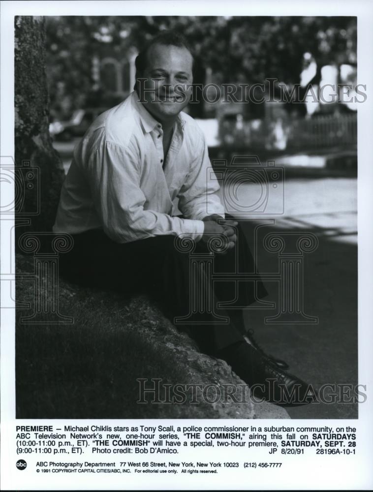 1991 Press Photo Michael Chiklis stars as Tony Scali on The Commish - cvp44210 - Historic Images