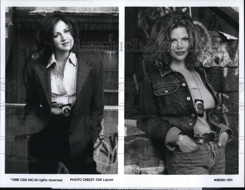 1996 Press Photo Jana Marie Hupp & Julianne Christie in Public Morals - Historic Images