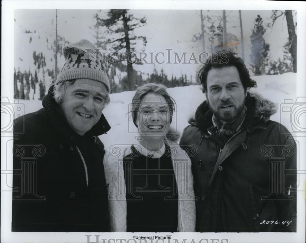 1975 Press Photo Edward S. Feldman Larry Peerce &quot;The Other Side Of The Mountain&quot; - Historic Images