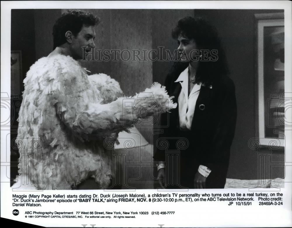 1991 Press Photo Episode of Baby Talk - cvp55861 - Historic Images