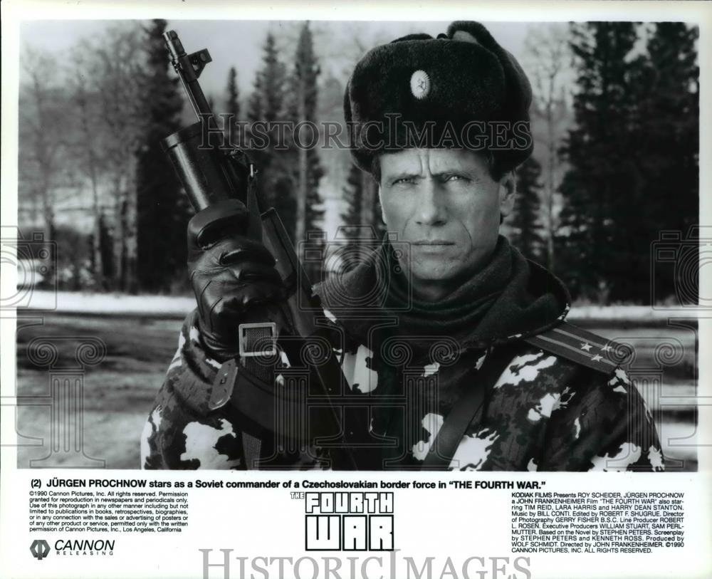 1991 Press Photo Jurgen Prochnow stars in The Fourth War - cvp46046 - Historic Images