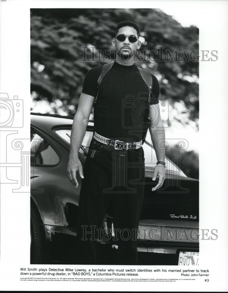 1995 Press Photo Will Smith in Bad Boys - cvp58330 - Historic Images