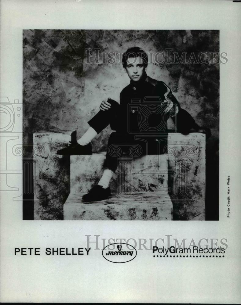 1986 Press Photo Pete Shelley - cvp75925 - Historic Images