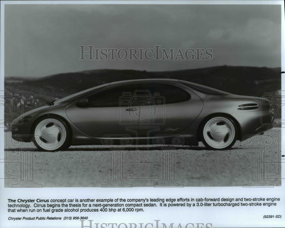 1992 Press Photo Chrysler Cirrus - Historic Images