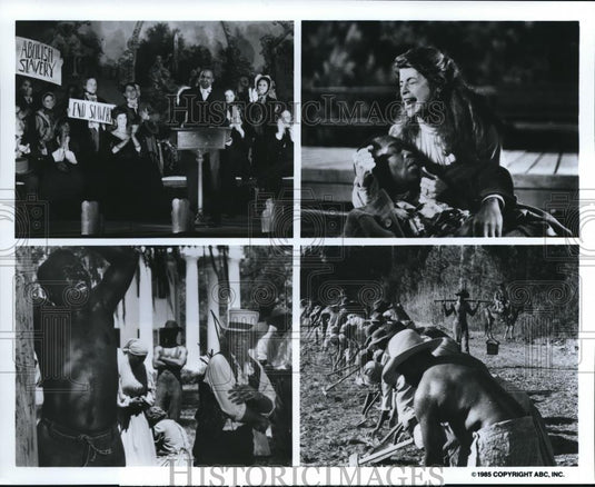1985 Press Photo Robert Guillaume Kirstie Alley Georg Stanford David Carradine - Historic Images