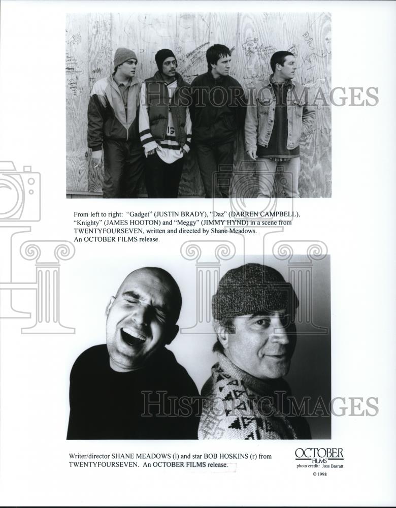 1998 Press Photo Justin Brady, Darren Campbell, James Hooton in Twentyfourseven - Historic Images