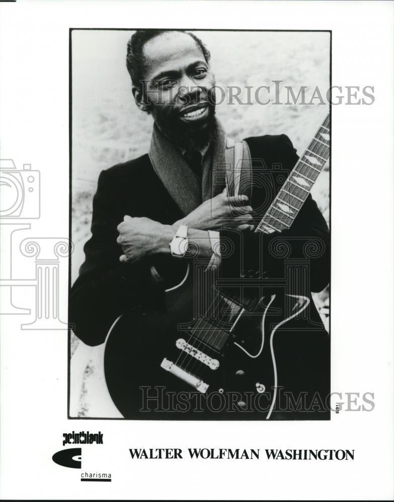 1991 Press Photo Walter Wolfman Washington American Blues Guitarist and Singer - Historic Images