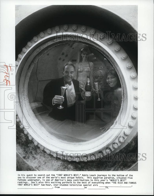 1987 Press Photo Robin Leach 1987 World's Best - cvp68701 - Historic Images