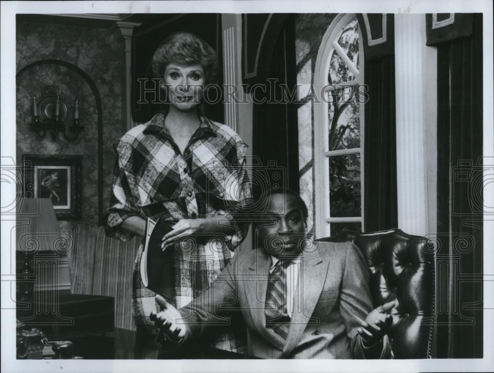Press Photo Robert Guillaume Inga Swenson On Benson - cvp54353 - Historic Images