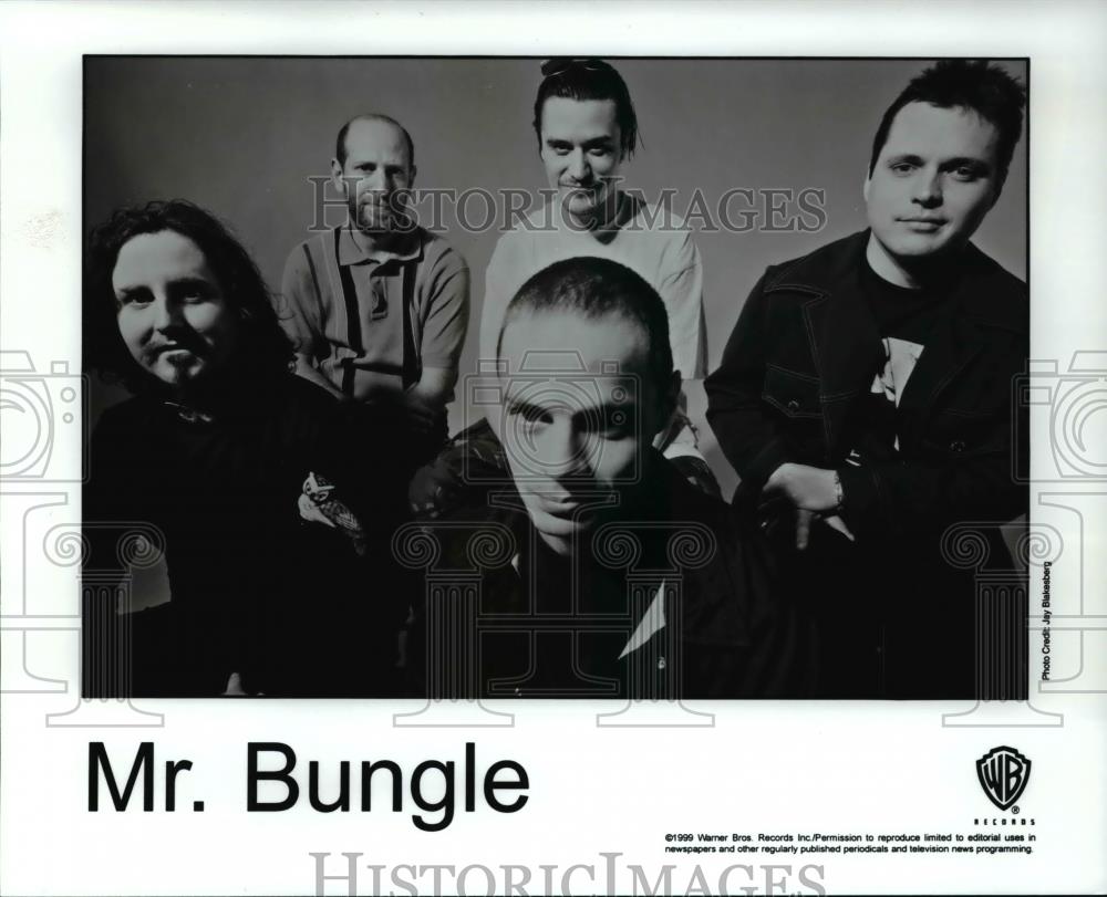 1999 Press Photo Mike Patton Trey Spruance Trevor Dunn and Clinton McKinnon - Historic Images