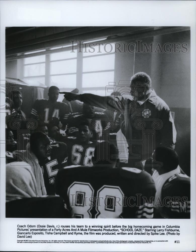 1983 Press Photo Ossie Davis Larry Fishbourne School Daze - cvp58036 - Historic Images