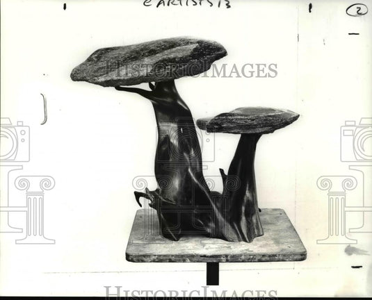 1989 Press Photo A Carl Floyd's art work - cva58861 - Historic Images