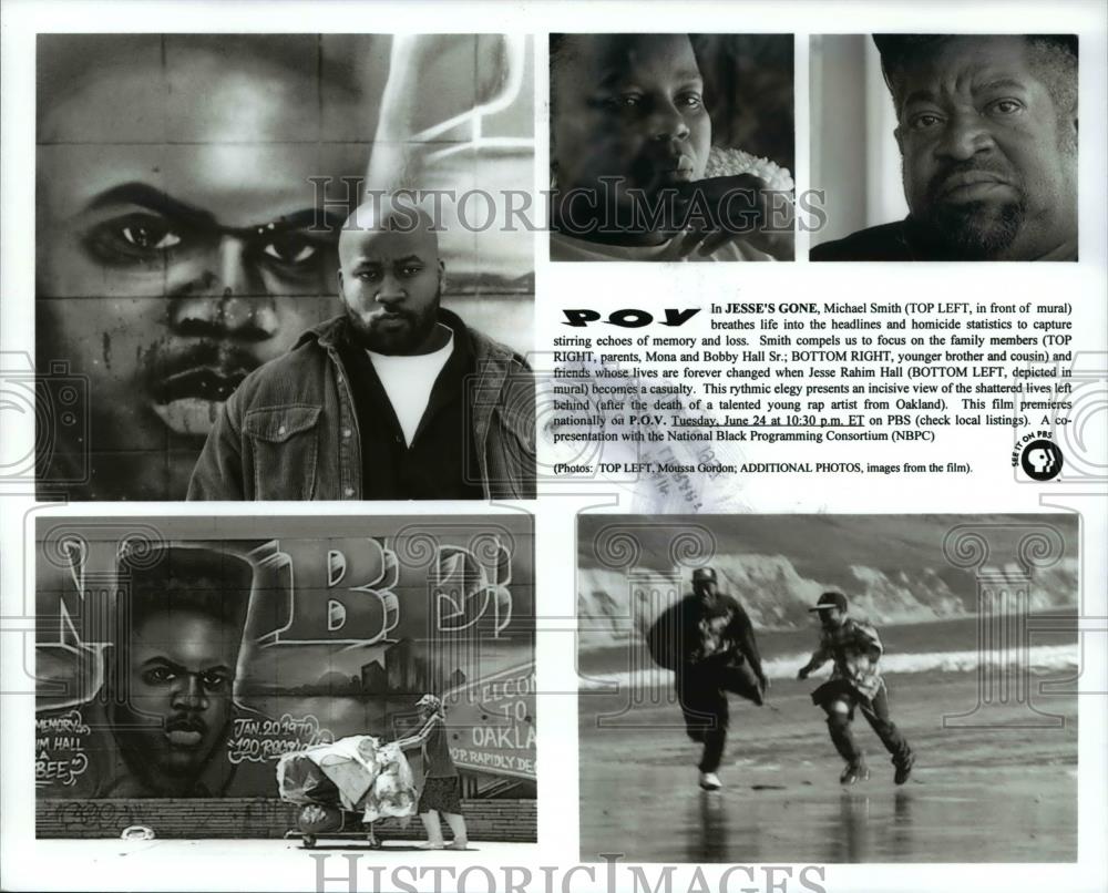 1997 Press Photo Michael Smith in Jesse's Gone - cvp75893 - Historic Images