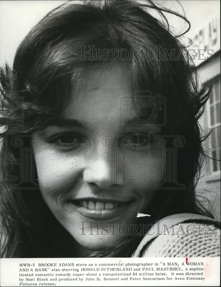 1979 Press Photo Brooke Adams in A Man A Woman And A Bank - cvp52287 - Historic Images