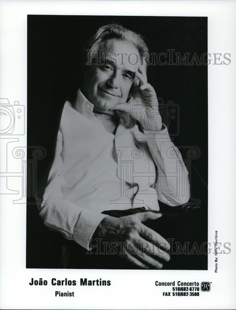 1996 Press Photo Joao Carlos Martins Brazilian Classical Pianist - cvp58698 - Historic Images